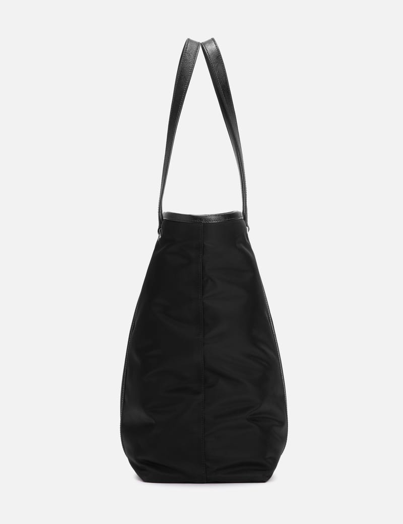 everyone nylon logo tote bag (BLACK)-