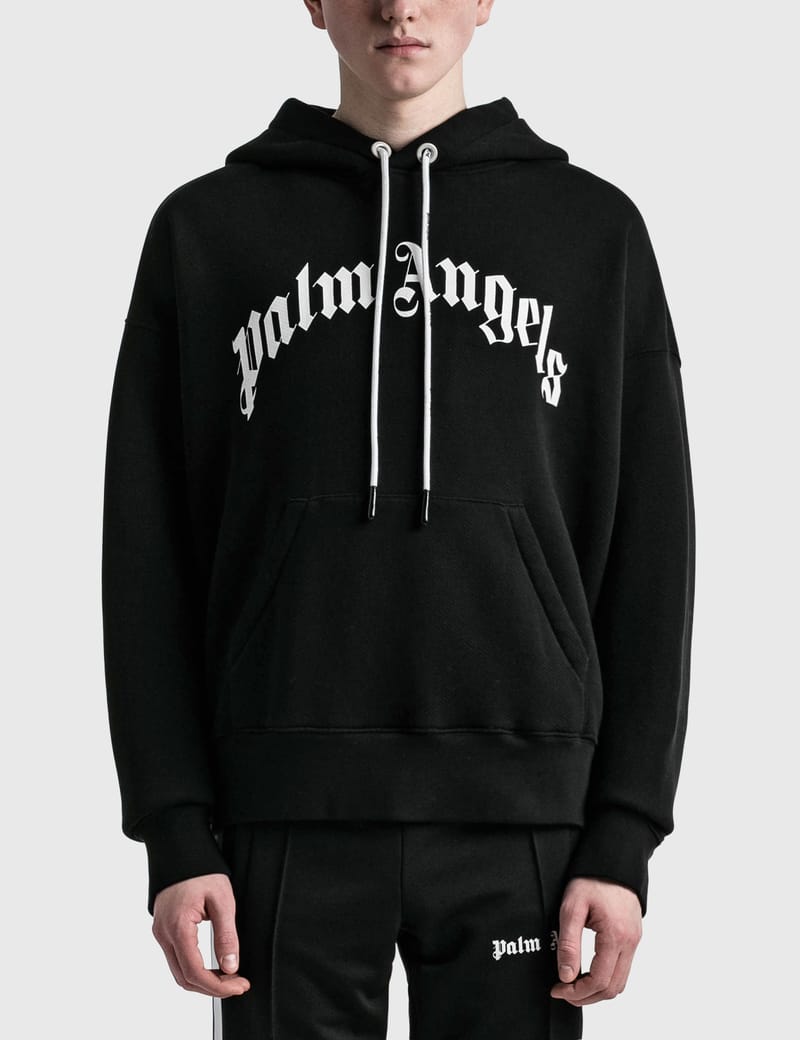 Palm angels カーブ ロゴ パーカー 黒 Palm Angels（パームエンジェルス）の「PalmAngels/パーム