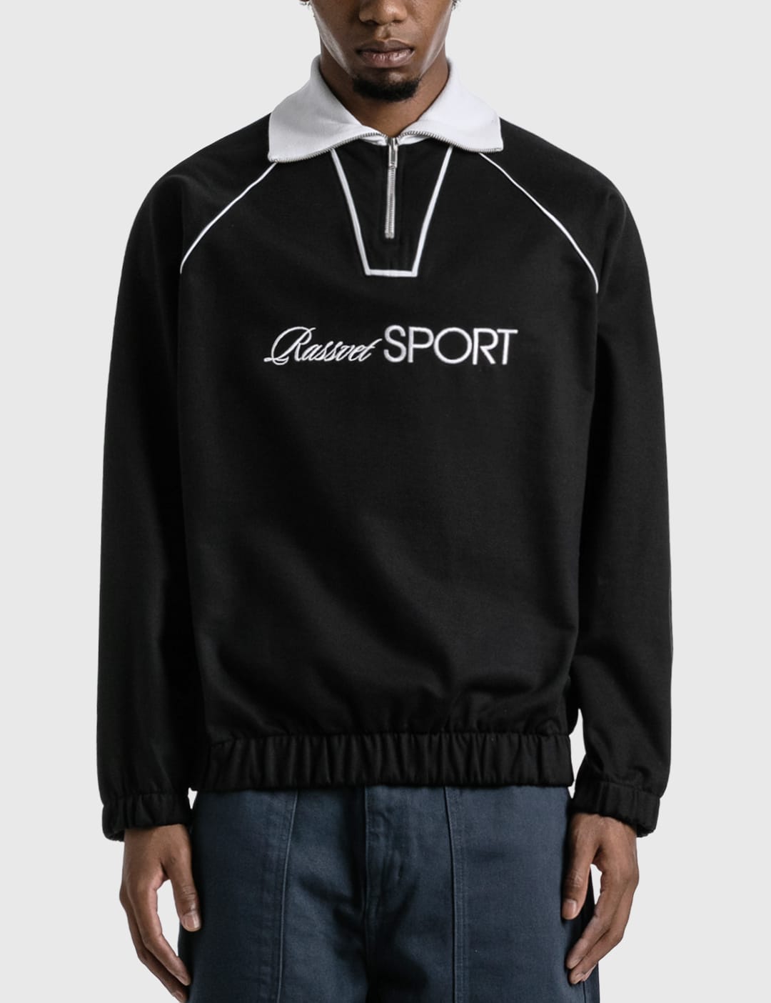 Rassvet - Rassvet Sport Collared Sweatshirt | HBX - Globally