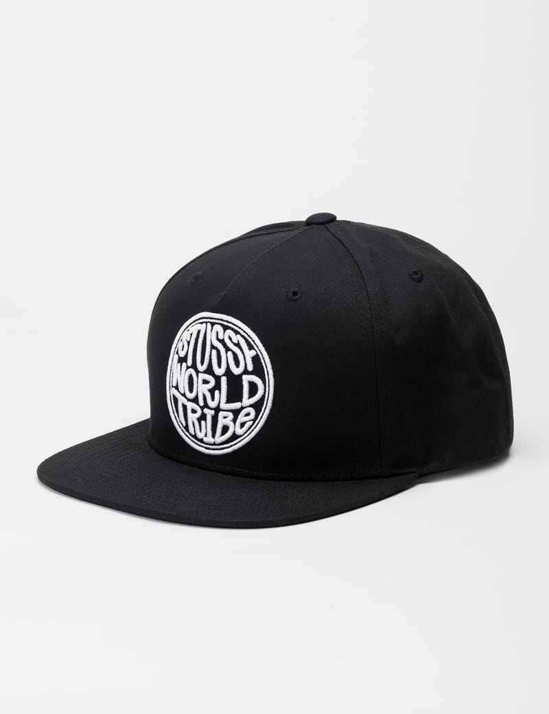 Stüssy - Black World Tribe Cap | HBX - ハイプビースト