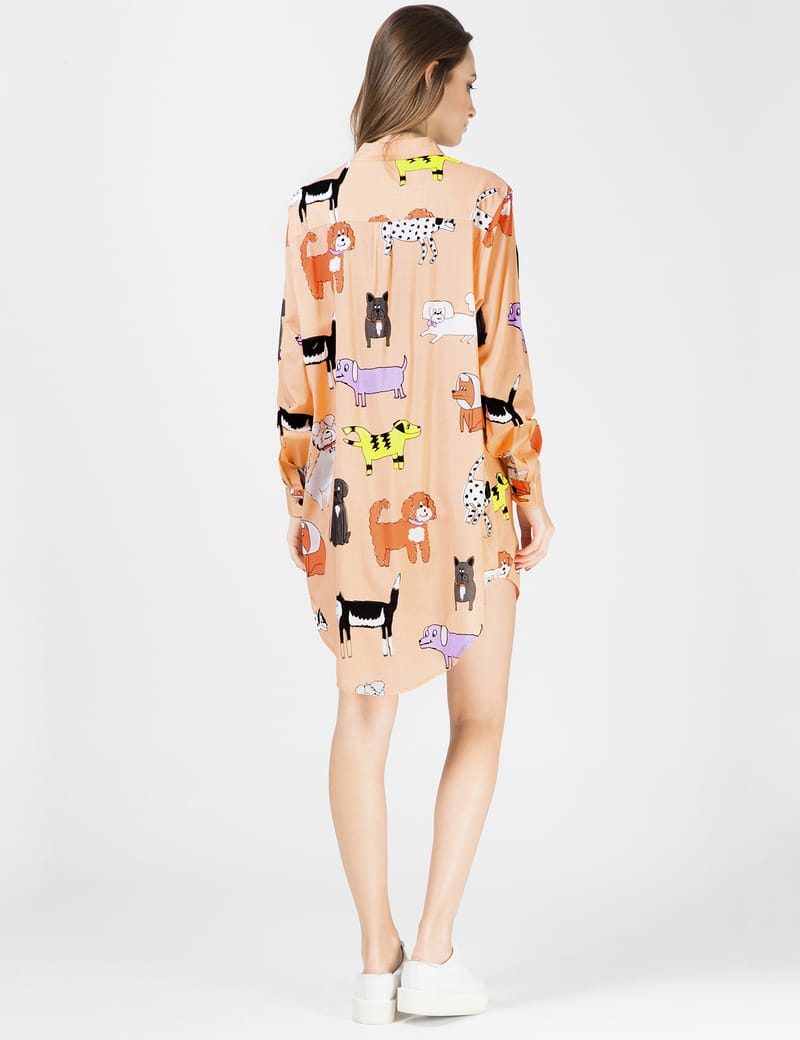 LAZY OAF - Peach Dog Walk Shirt | HBX - Globally Curated Fashion