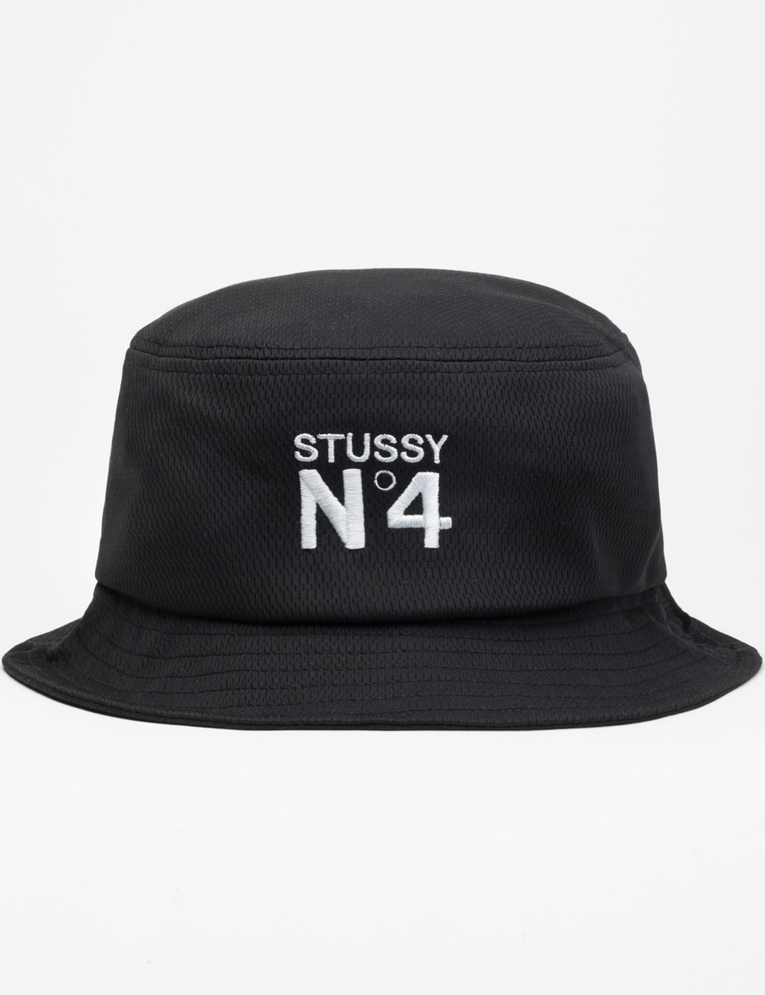 Stüssy Black Mesh Bucket Hat HBX Globally Curated Fashion and