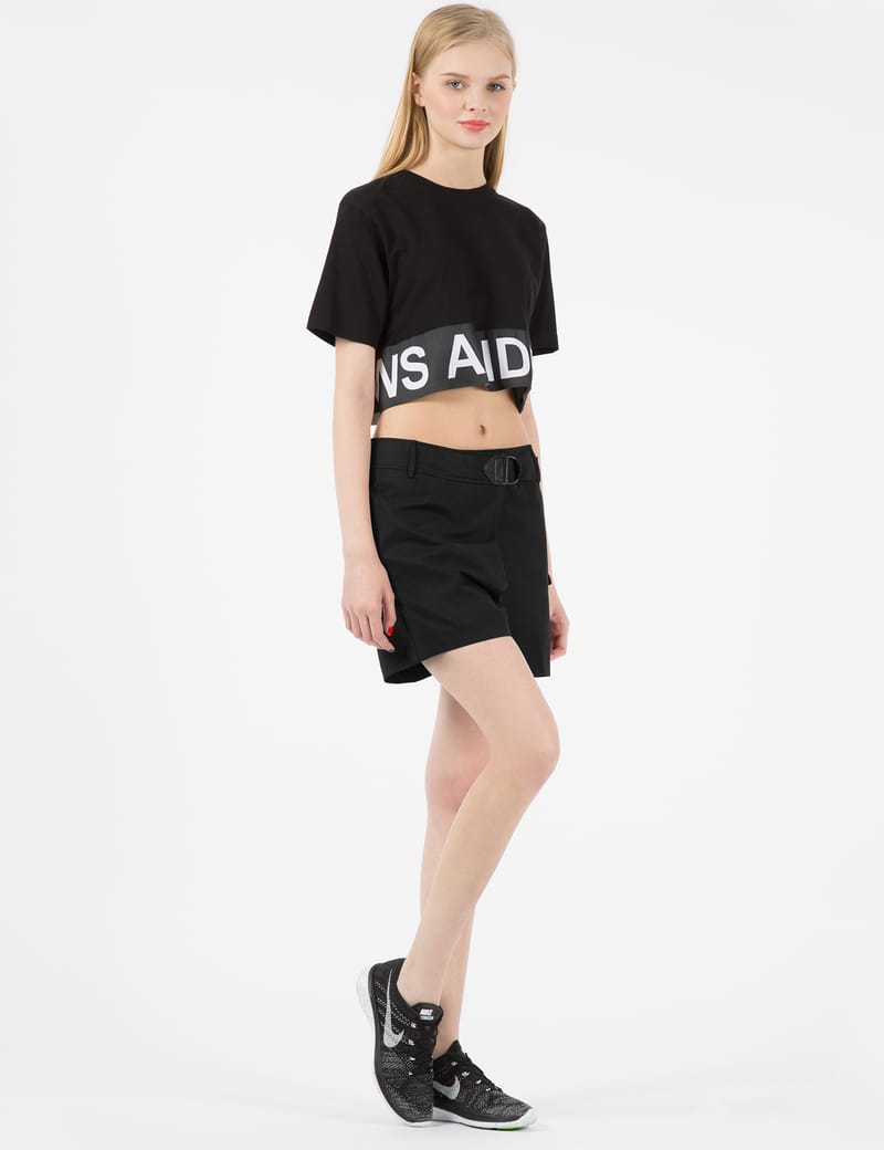 SILENT DAMIR DOMA - Vintage Black PHAD Cropped Shorts | HBX