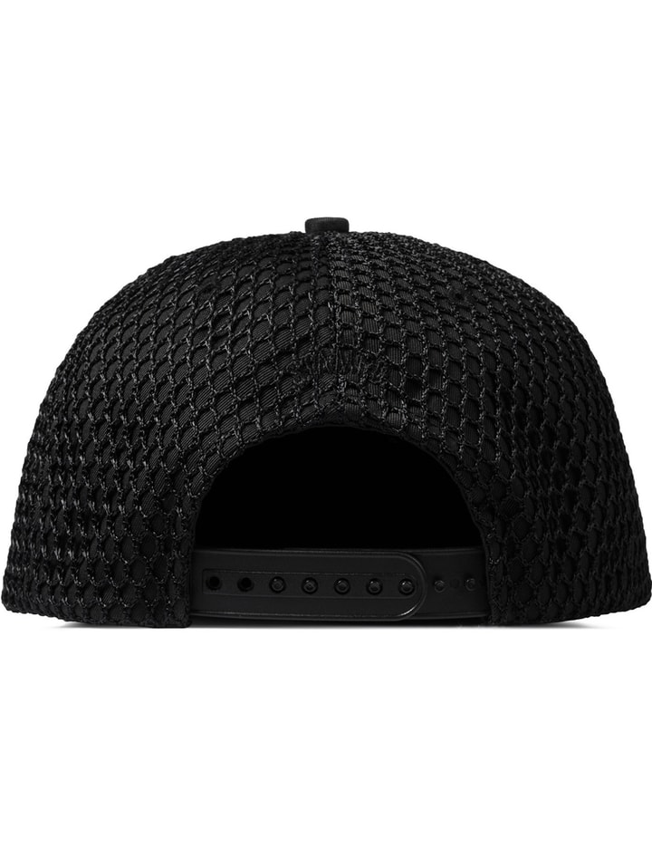 Stampd - Black Mesh Overlay Hat | HBX - Globally Curated Fashion and ...
