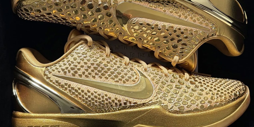 Jalen Brunson สวม All-Gold Nike Kobe 6 Protro งานรับแหวนแชมป์ Knicks ...