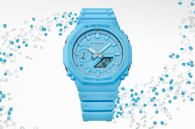 G shock hotsell blue line