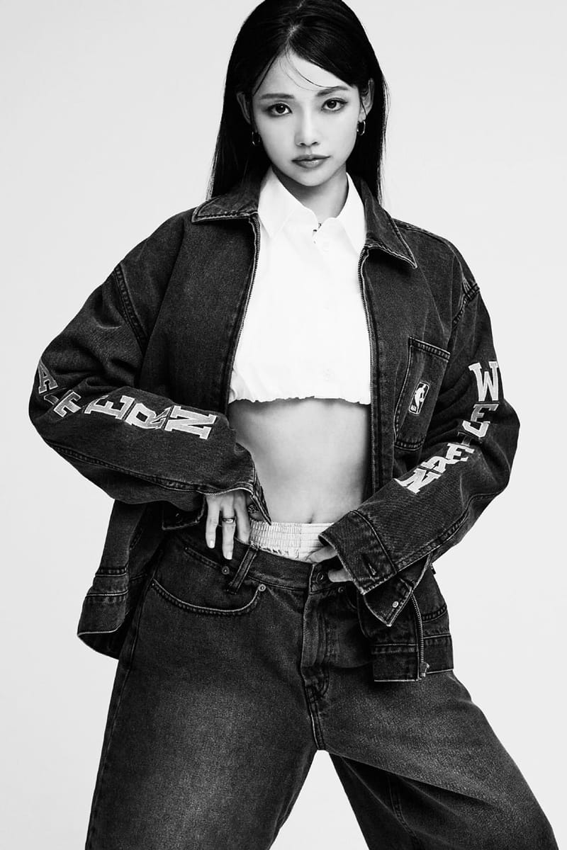 WINDANDSEAxNBACHAMPIONSDenim JacketBlack