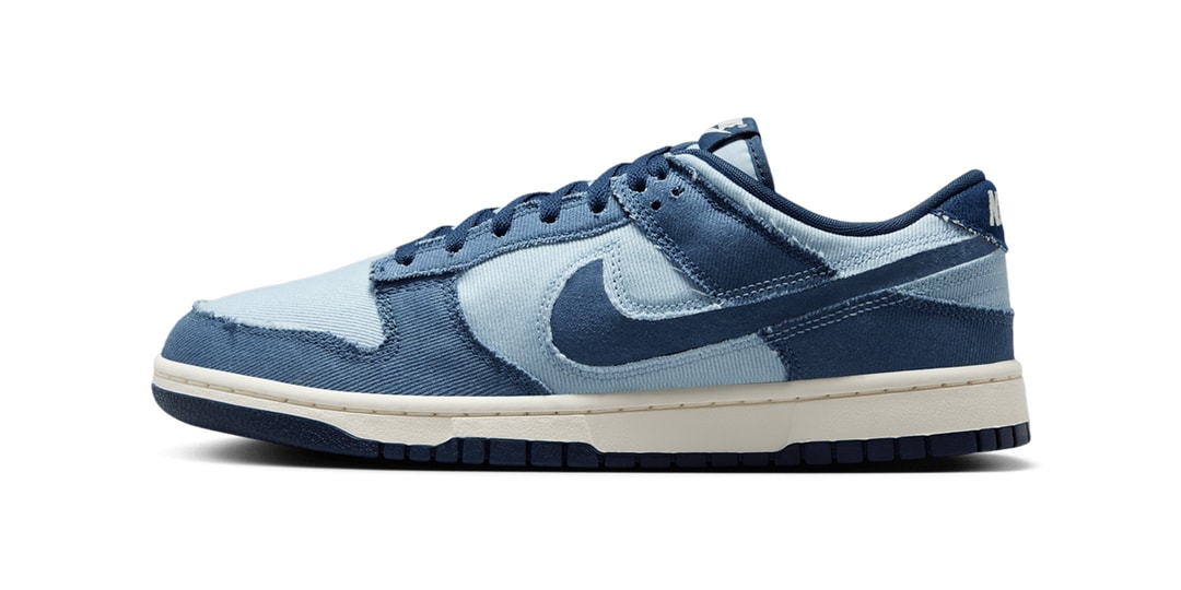 Nike Dunk Low Blue Denim Corduroy HF3141-400 Release | Hypebeast